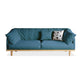 Living Room Cotton Couch Pillow Top Arm Sofa with Solid Wood Legs Blue Clearhalo 'furn' 'furn_sofas' 'Furniture' 'furniture_sofas' 'Living Room Furniture' 'Sofa' 'sofas' 4933930