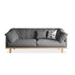 Living Room Cotton Couch Pillow Top Arm Sofa with Solid Wood Legs Dark Gray Clearhalo 'furn' 'furn_sofas' 'Furniture' 'furniture_sofas' 'Living Room Furniture' 'Sofa' 'sofas' 4933936
