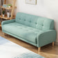 Contemporary Tufted Back Standard Sofa Square Arm Couch with Wooden Legs Lake Blue Clearhalo 'furn' 'furn_sofas' 'Furniture' 'furniture_sofas' 'Living Room Furniture' 'Sofa' 'sofas' 4933978