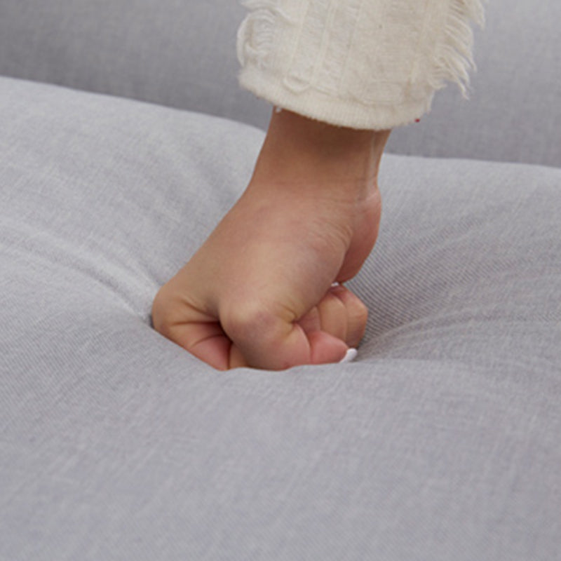 Contemporary Square Arm Couch Faux Leather Loveseat with Pillows Clearhalo 'furn' 'furn_sofas' 'Furniture' 'furniture_sofas' 'Living Room Furniture' 'Sofa' 'sofas' 4934062