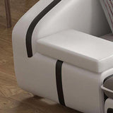 L-Shape Fabric Square Arm Sofa and Chaise Slipcovered Sectional with Pillow Back Clearhalo 'furn' 'furn_sectionals' 'Furniture' 'furniture_sectionals' 'Living Room Furniture' 'Sectionals' 4934106