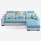 82.68"L x 57.09"W x 35.43"H Sloped Arm Sofa Cushion Back Sectionals with Storage Clearhalo 'furn' 'furn_sectionals' 'Furniture' 'furniture_sectionals' 'Living Room Furniture' 'Sectionals' 4934137