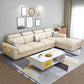 108.7"L √ó 70.9"W √ó 33.5"H Pillow Top Arm Sectional Slipcovered Sofa and Chaise Clearhalo 'furn' 'furn_sectionals' 'Furniture' 'furniture_sectionals' 'Living Room Furniture' 'Sectionals' 4934160