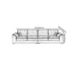 Fabric Pillow Top Arm Sectional 29.53"High Cushion Back Sofa, Black Clearhalo 'furn' 'furn_sectionals' 'Furniture' 'furniture_sectionals' 'Living Room Furniture' 'Sectionals' 4934292