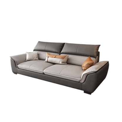 Modern Pillow Top Arm Sectional Sofa 35.43"HCushion Back Sofa 81.5"L x 39"W x 35"H Without Ottoman Clearhalo 'furn' 'furn_sectionals' 'Furniture' 'furniture_sectionals' 'Living Room Furniture' 'Sectionals' 4934404