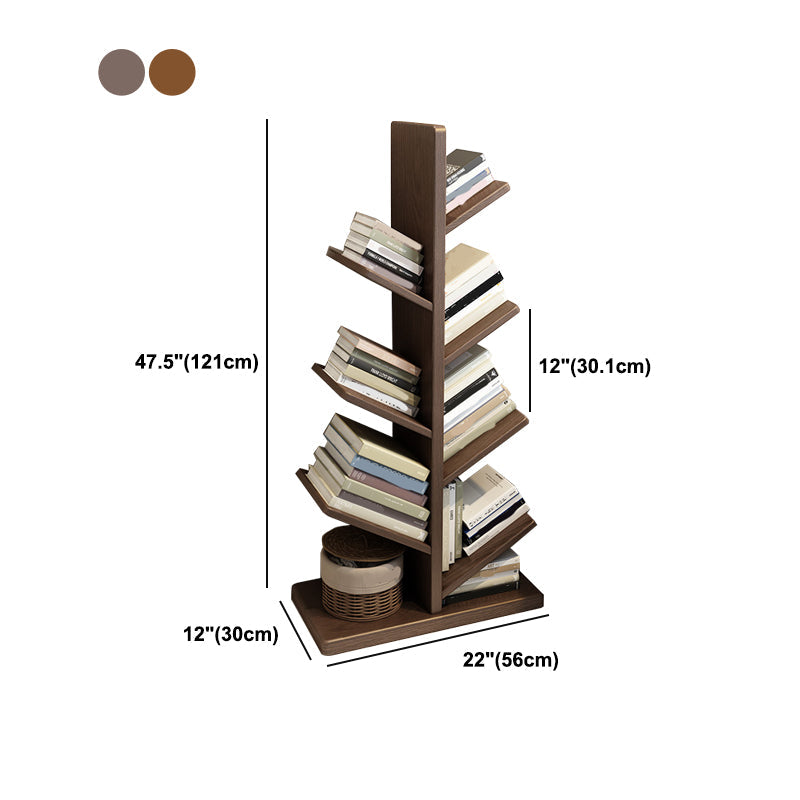 Modern Style Bookshelf Solid Wood Vertical Shelf Bookcase for Home Clearhalo 'Bookcases' 'furn' 'furn_bookcases' 'Furniture' 'furniture_bookcases' 'Office Furniture' 4936466