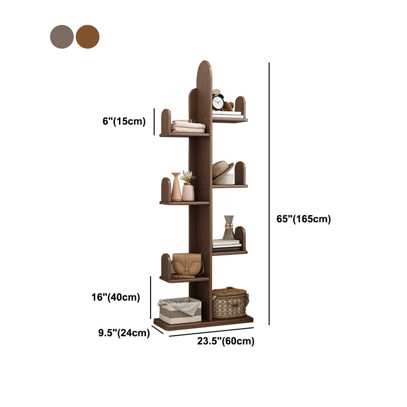 Modern Style Bookshelf Solid Wood Vertical Shelf Bookcase for Home Clearhalo 'Bookcases' 'furn' 'furn_bookcases' 'Furniture' 'furniture_bookcases' 'Office Furniture' 4936467