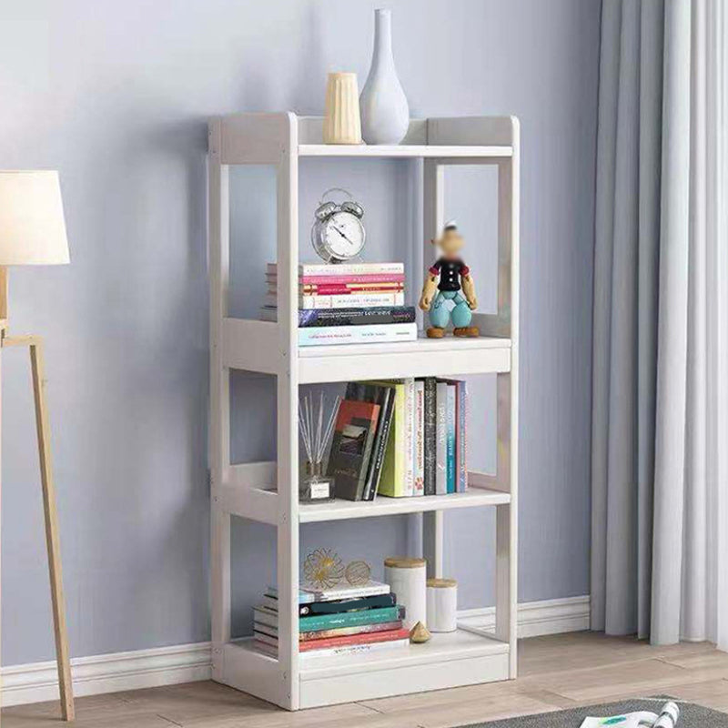 Open Back Shelf Bookcase Modern & Contemporary Bookshelf for Home Office White 25.2"L x 11.8"W x 49.6"H Clearhalo 'Bookcases' 'Furniture' 'furniture_bookcases' 'Office Furniture' 4936468