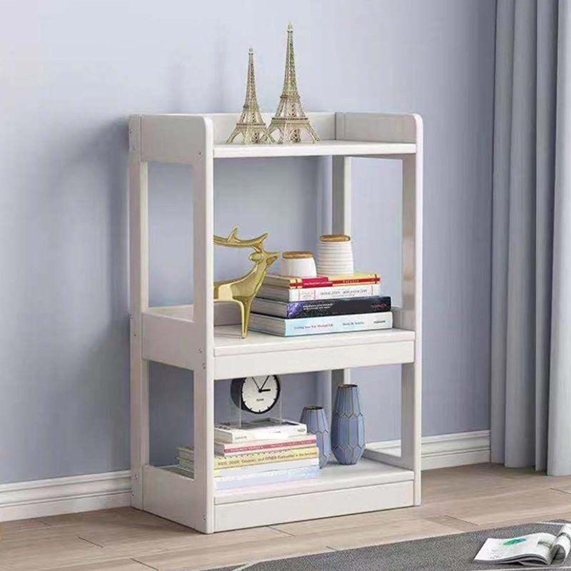 Open Back Shelf Bookcase Modern & Contemporary Bookshelf for Home Office White 25.2"L x 11.8"W x 35.4"H Clearhalo 'Bookcases' 'Furniture' 'furniture_bookcases' 'Office Furniture' 4936470