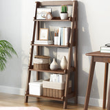 Modern Style Ladder Bookcase Open Back Solid Wood Bookshelf for Home Clearhalo 'Bookcases' 'furn' 'furn_bookcases' 'Furniture' 'furniture_bookcases' 'Office Furniture' 4936500