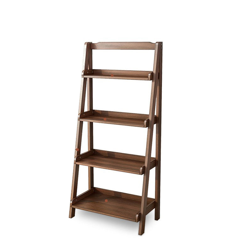Modern Style Ladder Bookcase Open Back Solid Wood Bookshelf for Home Clearhalo 'Bookcases' 'furn' 'furn_bookcases' 'Furniture' 'furniture_bookcases' 'Office Furniture' 4936508