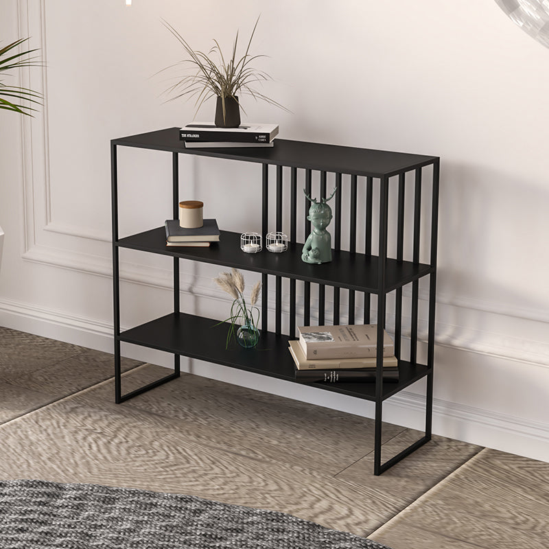Modern & Contemporary Shelf Bookcase Metal Book Shelf for Study Room Black Clearhalo 'Bookcases' 'furn' 'furn_bookcases' 'Furniture' 'furniture_bookcases' 'Office Furniture' 4936521