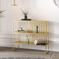 Modern & Contemporary Shelf Bookcase Metal Book Shelf for Study Room Yellow Clearhalo 'Bookcases' 'furn' 'furn_bookcases' 'Furniture' 'furniture_bookcases' 'Office Furniture' 4936524