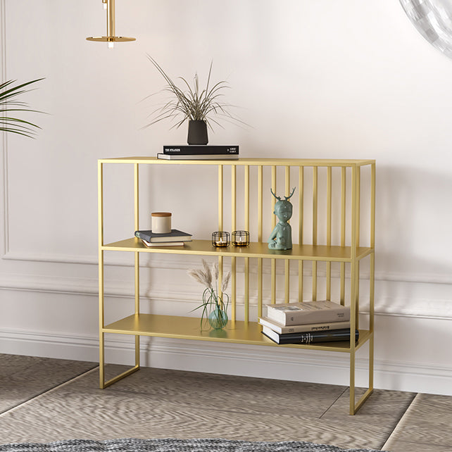 Modern & Contemporary Shelf Bookcase Metal Book Shelf for Study Room Yellow Clearhalo 'Bookcases' 'furn' 'furn_bookcases' 'Furniture' 'furniture_bookcases' 'Office Furniture' 4936524