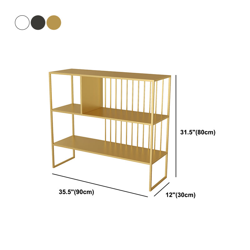 Modern & Contemporary Shelf Bookcase Metal Book Shelf for Study Room Clearhalo 'Bookcases' 'furn' 'furn_bookcases' 'Furniture' 'furniture_bookcases' 'Office Furniture' 4936536