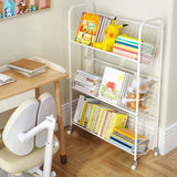 Modern Style Etagere Bookshelf Vertical Open Back Metal Bookcase for Home Clearhalo 'Bookcases' 'furn' 'furn_bookcases' 'Furniture' 'furniture_bookcases' 'Office Furniture' 4936537