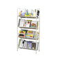 Modern Style Etagere Bookshelf Vertical Open Back Metal Bookcase for Home 27.6"L x 11.8"W x 54.7"H Clearhalo 'Bookcases' 'furn' 'furn_bookcases' 'Furniture' 'furniture_bookcases' 'Office Furniture' 4936541