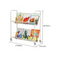 Modern Style Etagere Bookshelf Vertical Open Back Metal Bookcase for Home Clearhalo 'Bookcases' 'furn' 'furn_bookcases' 'Furniture' 'furniture_bookcases' 'Office Furniture' 4936554
