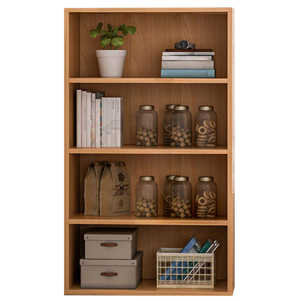 Modern Bookshelf Engineer Wood Standard Bookcase for Home Office 24"L x 12"W x 47"H Natural Clearhalo 'Bookcases' 'furn' 'furn_bookcases' 'Furniture' 'furniture_bookcases' 'Office Furniture' 4936563