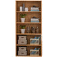 Modern Bookshelf Engineer Wood Standard Bookcase for Home Office 23.6"L x 11.8"W x 59.1"H Natural Clearhalo 'Bookcases' 'furn' 'furn_bookcases' 'Furniture' 'furniture_bookcases' 'Office Furniture' 4936564