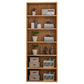 Modern Bookshelf Engineer Wood Standard Bookcase for Home Office 23.6"L x 11.8"W x 70.9"H Natural Clearhalo 'Bookcases' 'furn' 'furn_bookcases' 'Furniture' 'furniture_bookcases' 'Office Furniture' 4936567