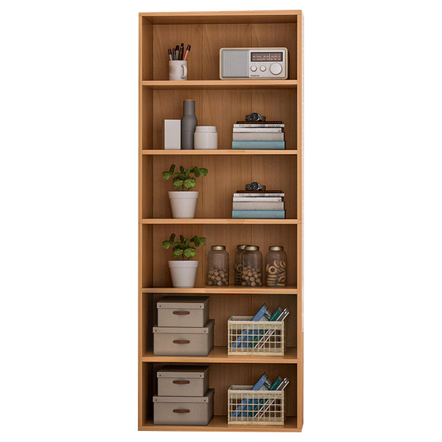 Modern Bookshelf Engineer Wood Standard Bookcase for Home Office 23.6"L x 11.8"W x 70.9"H Natural Clearhalo 'Bookcases' 'furn' 'furn_bookcases' 'Furniture' 'furniture_bookcases' 'Office Furniture' 4936567