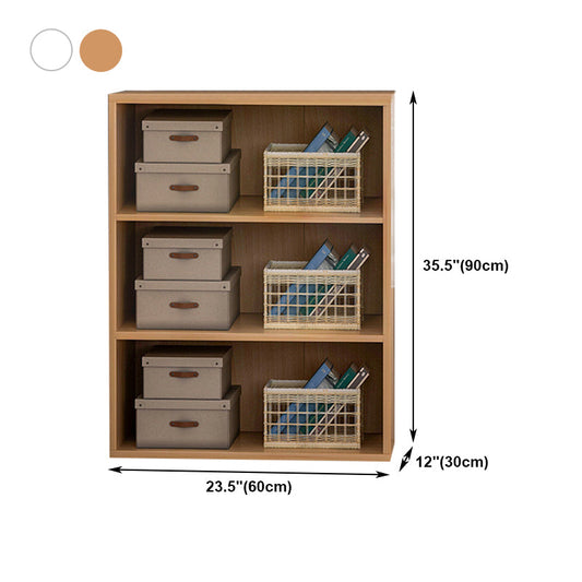 Modern Bookshelf Engineer Wood Standard Bookcase for Home Office Clearhalo 'Bookcases' 'furn' 'furn_bookcases' 'Furniture' 'furniture_bookcases' 'Office Furniture' 4936579