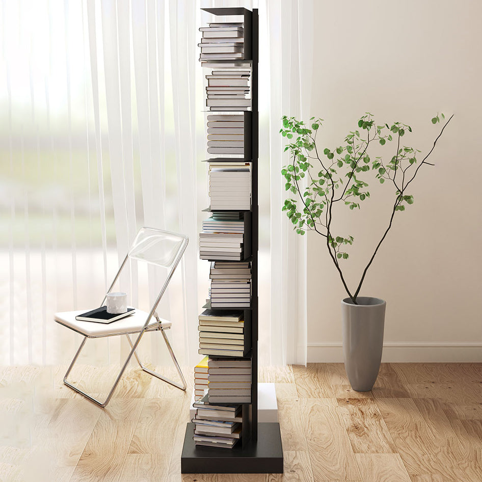 13.78"W Bookshelf Contemporary Style Invisible Bookcase for Office Study Room Clearhalo 'Bookcases' 'furn' 'furn_bookcases' 'Furniture' 'furniture_bookcases' 'Office Furniture' 4936583