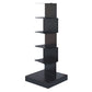 13.78"W Bookshelf Contemporary Style Invisible Bookcase for Office Study Room 13.8"L x 13.8"W x 36.2"H Black Clearhalo 'Bookcases' 'furn' 'furn_bookcases' 'Furniture' 'furniture_bookcases' 'Office Furniture' 4936613