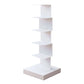 13.78"W Bookshelf Contemporary Style Invisible Bookcase for Office Study Room 13.8"L x 13.8"W x 36.2"H White Clearhalo 'Bookcases' 'furn' 'furn_bookcases' 'Furniture' 'furniture_bookcases' 'Office Furniture' 4936619