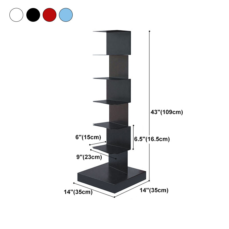 13.78"W Bookshelf Contemporary Style Invisible Bookcase for Office Study Room Clearhalo 'Bookcases' 'furn' 'furn_bookcases' 'Furniture' 'furniture_bookcases' 'Office Furniture' 4936621