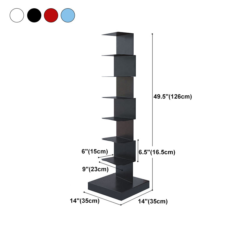 13.78"W Bookshelf Contemporary Style Invisible Bookcase for Office Study Room Clearhalo 'Bookcases' 'furn' 'furn_bookcases' 'Furniture' 'furniture_bookcases' 'Office Furniture' 4936622