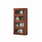 Modern Style Vertical Standard Bookcase Wooden Closed Back Bookshelf Clearhalo 'Bookcases' 'furn' 'furn_bookcases' 'Furniture' 'furniture_bookcases' 'Office Furniture' 4936635