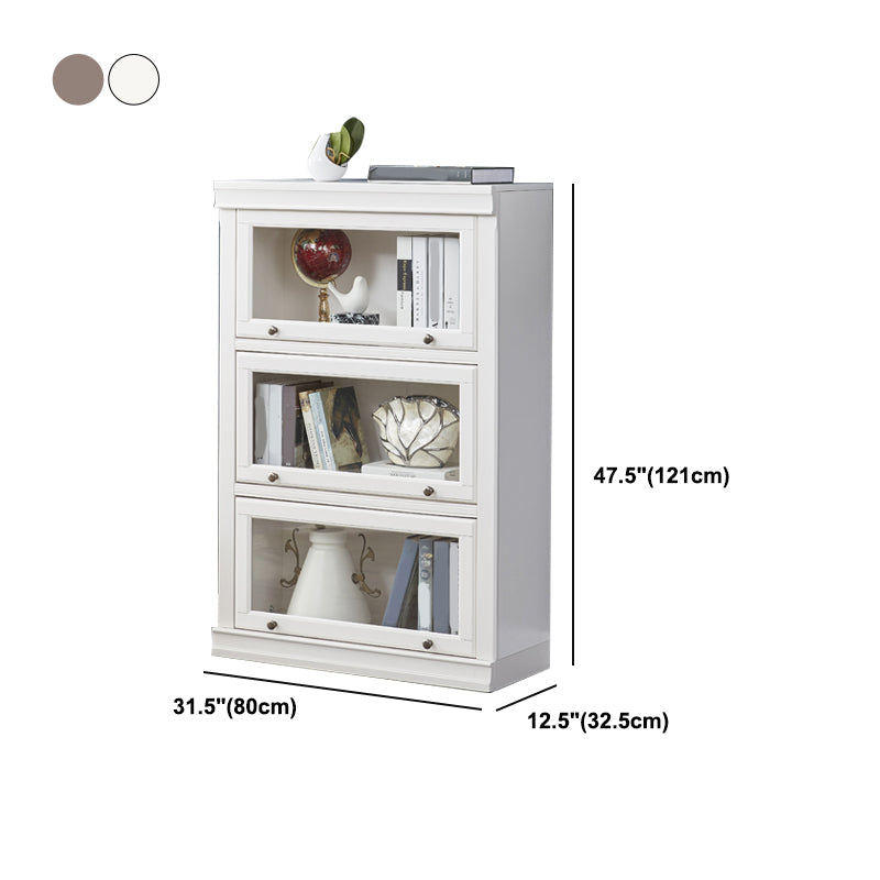 Modern Style Vertical Standard Bookcase Wooden Closed Back Bookshelf Clearhalo 'Bookcases' 'furn' 'furn_bookcases' 'Furniture' 'furniture_bookcases' 'Office Furniture' 4936643