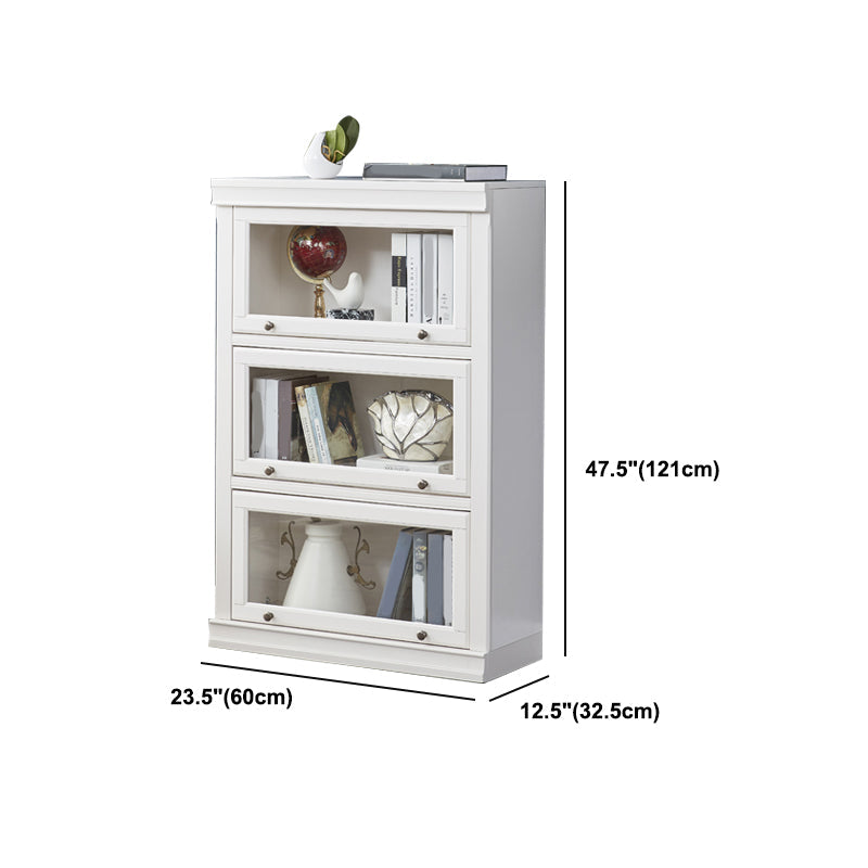 Modern Style Vertical Standard Bookcase Wooden Closed Back Bookshelf Clearhalo 'Bookcases' 'furn' 'furn_bookcases' 'Furniture' 'furniture_bookcases' 'Office Furniture' 4936644