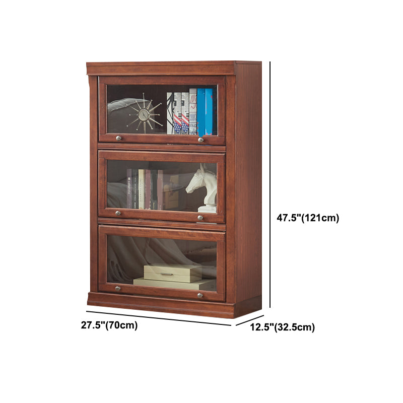 Modern Style Vertical Standard Bookcase Wooden Closed Back Bookshelf Clearhalo 'Bookcases' 'furn' 'furn_bookcases' 'Furniture' 'furniture_bookcases' 'Office Furniture' 4936649