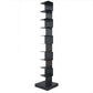 14"W Bookshelf Modern Style Invisible Bookcase for Office and Home 13.8"L x 13.8"W x 70.1"H Black Clearhalo 'Bookcases' 'furn' 'furn_bookcases' 'Furniture' 'furniture_bookcases' 'Office Furniture' 4936661