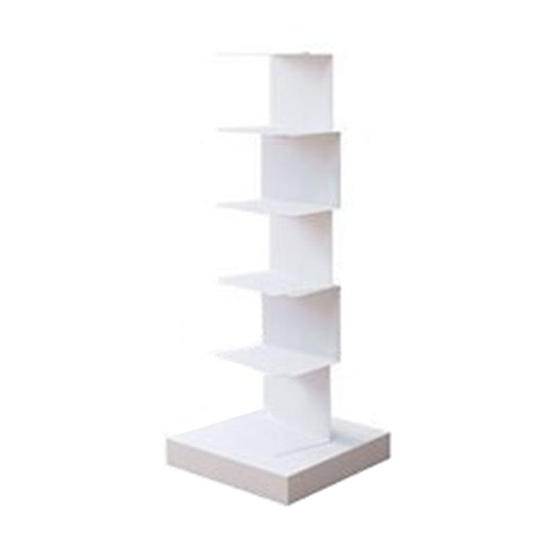 14"W Bookshelf Modern Style Invisible Bookcase for Office and Home 13.8"L x 13.8"W x 36.2"H White Clearhalo 'Bookcases' 'furn' 'furn_bookcases' 'Furniture' 'furniture_bookcases' 'Office Furniture' 4936663