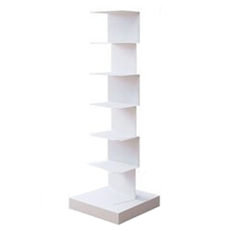 14"W Bookshelf Modern Style Invisible Bookcase for Office and Home 13.8"L x 13.8"W x 42.9"H White Clearhalo 'Bookcases' 'furn' 'furn_bookcases' 'Furniture' 'furniture_bookcases' 'Office Furniture' 4936665