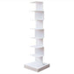 14"W Bookshelf Modern Style Invisible Bookcase for Office and Home 13.8"L x 13.8"W x 49.6"H White Clearhalo 'Bookcases' 'furn' 'furn_bookcases' 'Furniture' 'furniture_bookcases' 'Office Furniture' 4936667