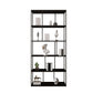 Contemporary Iron Open Etagere Bookshelf Multi Shelf Vertical Bookcase for Study Room 39.4"L x 9.8"W x 78.7"H Black Clearhalo 'Bookcases' 'furn' 'furn_bookcases' 'Furniture' 'furniture_bookcases' 'Office Furniture' 4936690