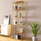 Contemporary Iron Open Etagere Bookshelf Multi Shelf Vertical Bookcase for Study Room Clearhalo 'Bookcases' 'furn' 'furn_bookcases' 'Furniture' 'furniture_bookcases' 'Office Furniture' 4936698