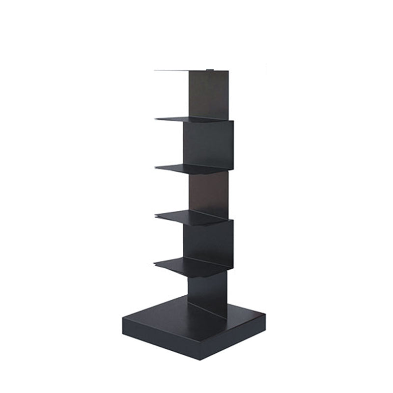14"W Bookshelf Contemporary Style Invisible Bookcase for Office and Home 13.8"L x 13.8"W x 36.2"H Black Clearhalo 'Bookcases' 'furn' 'furn_bookcases' 'Furniture' 'furniture_bookcases' 'Office Furniture' 4936712