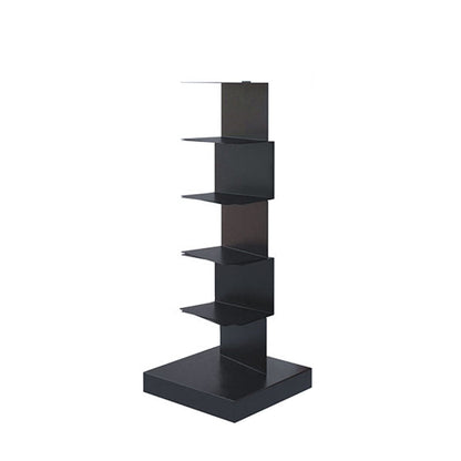 14"W Bookshelf Contemporary Style Invisible Bookcase for Office and Home 13.8"L x 13.8"W x 36.2"H Black Clearhalo 'Bookcases' 'furn' 'furn_bookcases' 'Furniture' 'furniture_bookcases' 'Office Furniture' 4936712