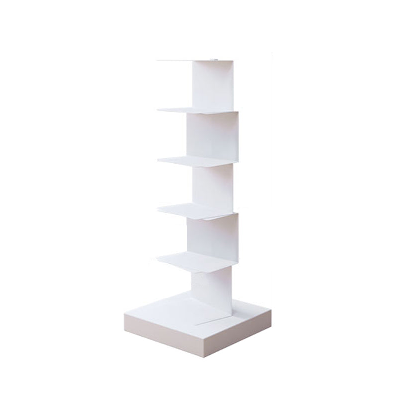 14"W Bookshelf Contemporary Style Invisible Bookcase for Office and Home 13.8"L x 13.8"W x 36.2"H White Clearhalo 'Bookcases' 'furn' 'furn_bookcases' 'Furniture' 'furniture_bookcases' 'Office Furniture' 4936716