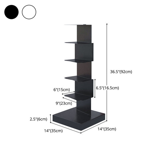 14"W Bookshelf Contemporary Style Invisible Bookcase for Office and Home Clearhalo 'Bookcases' 'furn' 'furn_bookcases' 'Furniture' 'furniture_bookcases' 'Office Furniture' 4936724