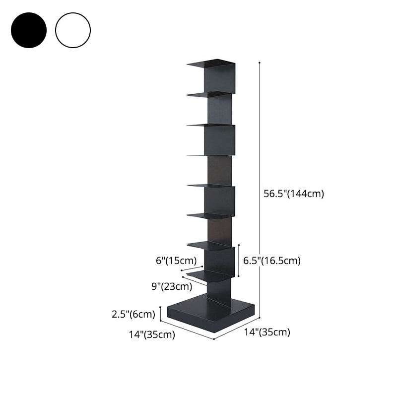 14"W Bookshelf Contemporary Style Invisible Bookcase for Office and Home Clearhalo 'Bookcases' 'furn' 'furn_bookcases' 'Furniture' 'furniture_bookcases' 'Office Furniture' 4936727
