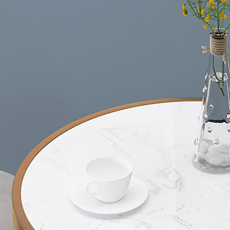 Stone Bar Dining Table Glam Round /Square Bar Table with Pedestal for Dining Room Clearhalo 'Bar Furniture' 'Bar Tables' 'bar_tables' 'furn' 'furn_bar_tables' 'Furniture' 'furniture_bar_tables' 'Kitchen & Dining Furniture' 4939142