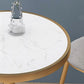 Stone Bar Dining Table Glam Round /Square Bar Table with Pedestal for Dining Room Clearhalo 'Bar Furniture' 'Bar Tables' 'bar_tables' 'furn' 'furn_bar_tables' 'Furniture' 'furniture_bar_tables' 'Kitchen & Dining Furniture' 4939146