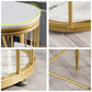White Stone Bar Table Industrial Bar Dining Table with Sled Base Clearhalo 'Bar Furniture' 'Bar Tables' 'bar_tables' 'furn' 'furn_bar_tables' 'Furniture' 'furniture_bar_tables' 'Kitchen & Dining Furniture' 4939272